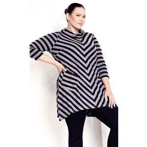 Avenue Emily Panel Stripe Tunic - 1 of 4