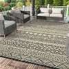 Camping Rug for Balcony Washable Easy-Clean Non-Slip Carpet Modern Boho Plastic Carpet Stain-Resistant RV Area Rug for Patio Picnic Beach - 2 of 4