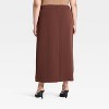 Women's Tailored Signature Crepe Maxi Skirt - A New Day™ - 2 of 3
