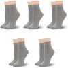 SERISIMPLE Women Thin Viscose Bamboo Above Ankle Sock Breathable Lightweight Classic Crew Casual 5 Pairs - 3 of 4
