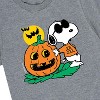 Boys' - Peanuts - Joe Cool Pumpkin Short Sleeve Graphic T-Shirt - 2 of 4