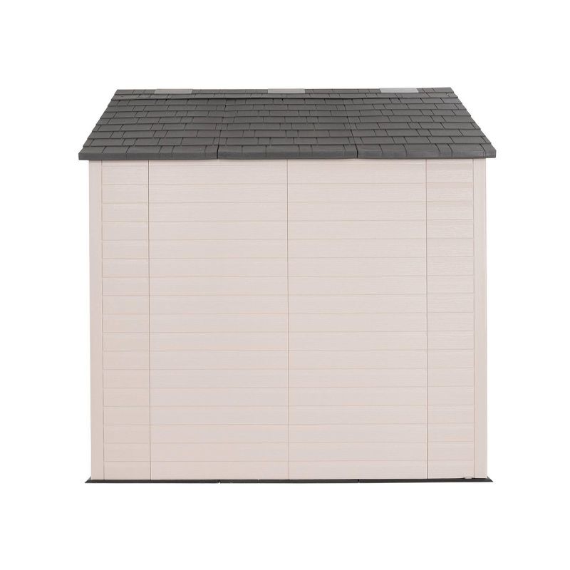 Lifetime 8&#39; x 7.5&#39; Outdoor Storage Shed Desert Sand, 3 of 10