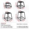 Plyometric Jump Box Set–12/18/24/30Inch Steel Plyo Boxes for Home Gym,Anti-Slip Fitness Platform for Box Jumps,Step-Ups & Explosive Strength Training - 4 of 4