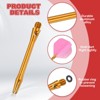 Unique Bargains 2BA Thread Aluminum Dart Shafts with Rubber Rings for Steel Tip 12 Pcs - 3 of 4
