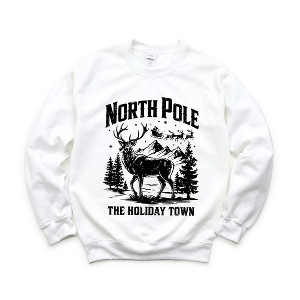 Simply Sage Market Women's Graphic Sweatshirt The Holiday Town - 1 of 4