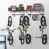 VEVOR Bike Storage Rack, 4 Bike Racks, Wall Mount Bike Storage Hanger with 2 Shelves, Home and Garage Organizer, Customizable for Various Bike Sizes - 2 of 4