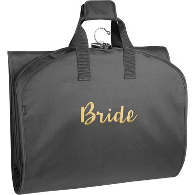 WallyBags 60" Premium Tri-Fold Travel Garment Bag with exterior pocket