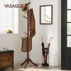 VASAGLE Solid Wood Coat Rack Free Standing with 8 Hooks - 2 of 4
