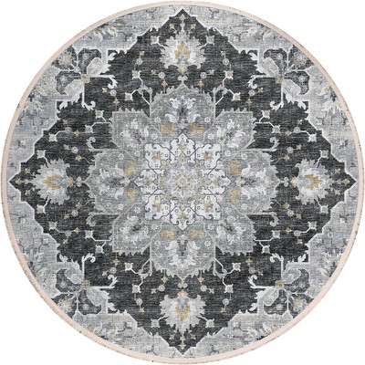 Dalyn Marbella MB3 Midnight Area Rug - 8' x 8' Round