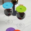 True Wine Glass Covers, Outdoor Drink Covers, Multicolor Cocktail Glass covers, Set of 4, Multicolored - image 2 of 4