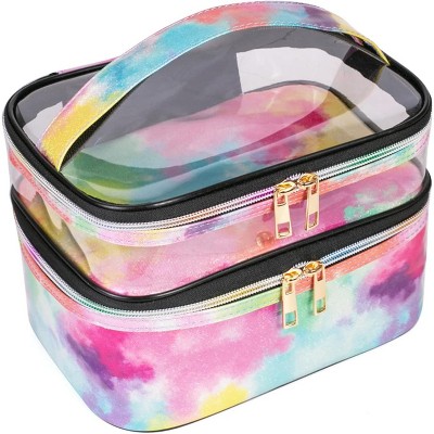 Paaaawaters Travel Makeup Bag Cosmetic Bag Makeup Bags for Women Cosmetics Cases Portable Waterproof Foldable