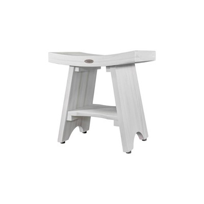 White shower online bench