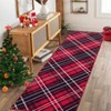 Plaid Area Rug Washable Rug Non Slip Backing Xmas Area Rug Indoor Soft Christmas Area Rug for Living Room Bedroom Nursery - 4 of 4