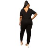 L I V D Women's Gineva V Neck Pocket Jumpsuit - 3 of 3