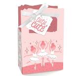 Big Dot of Happiness Tutu Cute Ballerina - Ballet Birthday Party or Baby Shower Favor Boxes - Set of 12