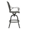 NicBex Bar Stools for Kitchen Island,Modern Counter Bar Stools with Metal Frame,Bar Chairs for Dining Rooms,Kitchens Islands,Brown - 4 of 4