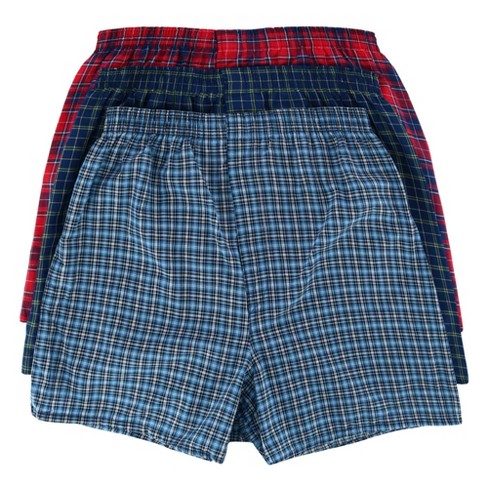 Mens plaid boxer store briefs