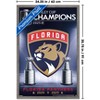 Trends International NHL Florida Panthers - 2025 Stanley Cup Team Logo Framed Wall Poster Prints - 3 of 4