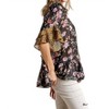 Women's Floral & Animal Print Top - umgee - 2 of 3