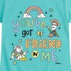 Girls' - Disney - You've Got A Friend In Me Fitted Short Sleeve Graphic T-Shirt - 2 of 4