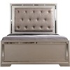 TiramisuBest Queen Bed, Champagne, Particle Board, 85x63x57 in, 120 lbs, Assembly Needed - 2 of 4