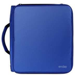 Enday 3 Ring Zipper Binder, 2 inch Binder with Zipper, 880 Sheet Capacity 5 Pockets Expanding File Folder - 1 of 4