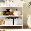 WeThinkStorage Set of 2 Striped Decorative Fabric Storage Bins Capacity - 4 of 4