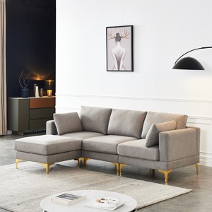 92.9" Modern Leisure L Shape Sofa For Living Room - ModernLuxe - 1 of 4