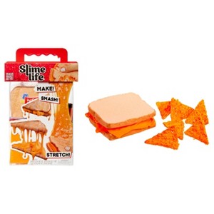 Slime Life Grilled Cheese with Chips DIY Slime Kit - Unboxing Ingredients to Make,Smash and Stretch Your Food - 1 of 4