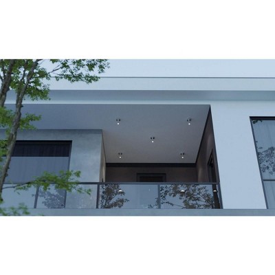 Beverly Satin Nickel LED Outdoor Flush Mount Light
