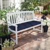 Aoodor Outdoor Polyester Tufted Bench Cushion, Water-resistant & Fade-Resistant, Cushion for Window, Love Seat, Rattan Bench, Piano Bench - 2 of 4
