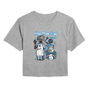 Women's - Marvel - Fantastic 4 Herbie Cropped Graphic T-Shirt - 1 of 4