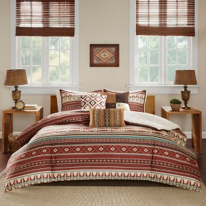 7Pcs Comforter Set, Bedding Set, Polyester Bed Comforter - 1 of 4