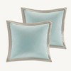 Sapphtopaz Queen 8 Piece Comforter Set, Queen Quilt with Bed Sheets Seafoam for Women, Men, Kids & Teens, Queen Quilt Bedding Set - 4 of 4