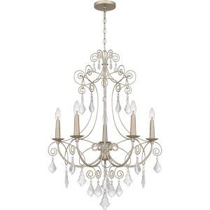Quoizel Lighting Merida 5 - Light Chandelier in  Vintage Gold - 1 of 4