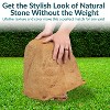 Sunnydaze Outdoor Flat-Top Polyresin Landscape Rock Septic Cover with Stakes - 3 of 4