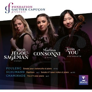 Martina Consonni - Schumann Poulenc, Chaminade (Fondation Gautier Capucon winner's album) (CD) - 1 of 1