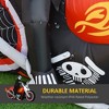 Hrinhom Halloween Inflatables Outdoor Decorations Grim Ghost Biker,Blow Up LED Yard Decor,Waterproof - 2 of 4