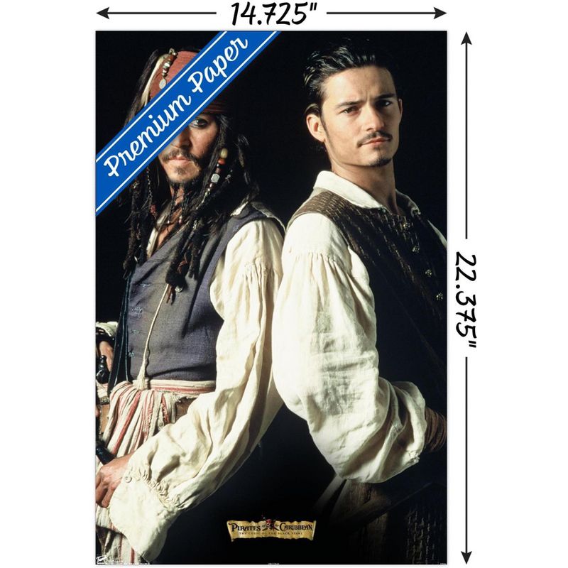 Trends International Disney Pirates of the Caribbean: The Curse of the Black Pearl - Duo Unframed Wall Poster Prints, 3 of 7