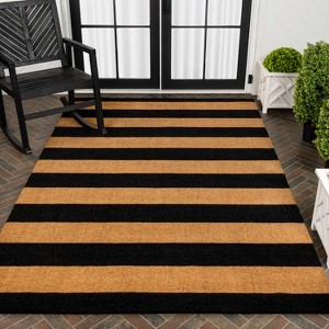 JONATHAN Y Peater Classic Casual Commercial Natural Coir Area Rug - 1 of 4