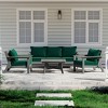WestinTrends Avalon Outdoor 6-Piece Modular Sectional Patio Furniture Sofa Set, Gray/Green - 2 of 4