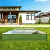 2pcs Raised Garden Bed Kit, Heavy-Duty Metal Planter Boxes with Oval Design, Outdoor Planting Solution for Vegetables - Coolbibila - 3 of 4