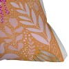 Deny Designs Thirtyone Illustrations Tiger Moon In Tangerine Square Indoor Throw Pillow - 3 of 4