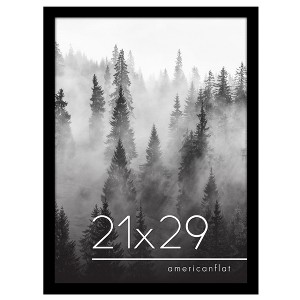 Americanflat 21x29 Picture Frame with Polished Plexiglass, Epic Collection, Gallery Wall Frames with Engineered Wood, Black - 1 of 4