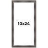 PosterPalooza | Panoramic Shadow Box 1.75" Deep Brown Frame - UV Acrylic, Backing, Hanging Hardware - 2 of 4