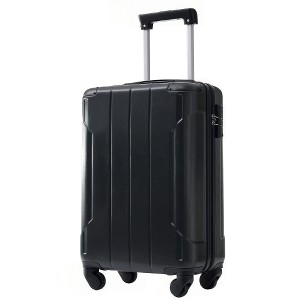 Lyngins Expandable 28 Inch ABS Hard Shell Luggage, Checked Suitcase/Away Luggage, TSA Approved 3-Dial Lock, Quiet Double Universal Wheels - 1 of 4