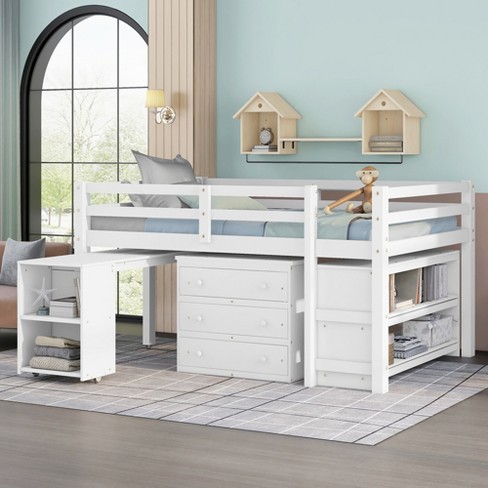 Target loft bed full online