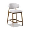 Jennifer Taylor Home Locke 26.5" Modern Upholstered Counter Stool with Wood Frame - 2 of 4