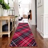 Plaid Area Rug Washable Rug Non Slip Backing Xmas Area Rug Indoor Soft Christmas Area Rug for Living Room Bedroom Nursery - 2 of 4