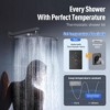 Captiva Designs Thermostatic Shower System with High-Pressure Shower Head & Hand Shower - 3 of 4